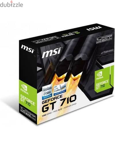 كارت شاشه MSI GeForce GT 710 2  DDR3 : NVIDIA GeForce GT 710- لقطة