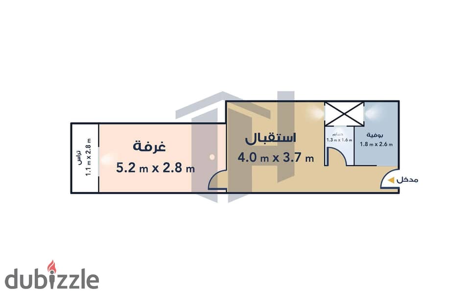 مقر اداري للبيع 60م سيدي جابر  ( خطوات من ش المشير  ) - 0