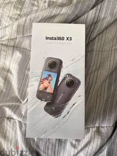 Insta 360 x3 بالعلبه والمشتملات