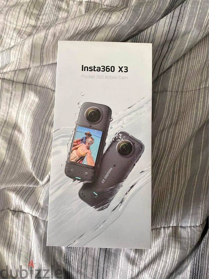 Insta 360 x3 بالعلبه والمشتملات 0