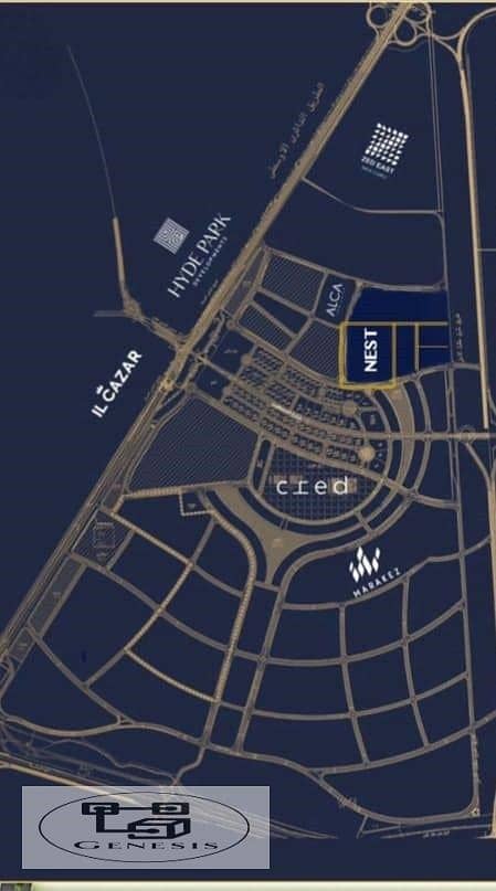 شقة للبيع بفيو لاند سكيب في كمبوند نيست التجمع الخامس Compound Nest New Cairo 8