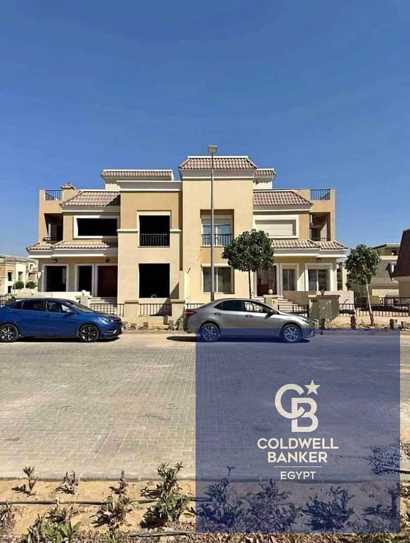 Villa for sale, 175 meters, garden and roof in The Butterfly compound in #Mostakbal_City 2