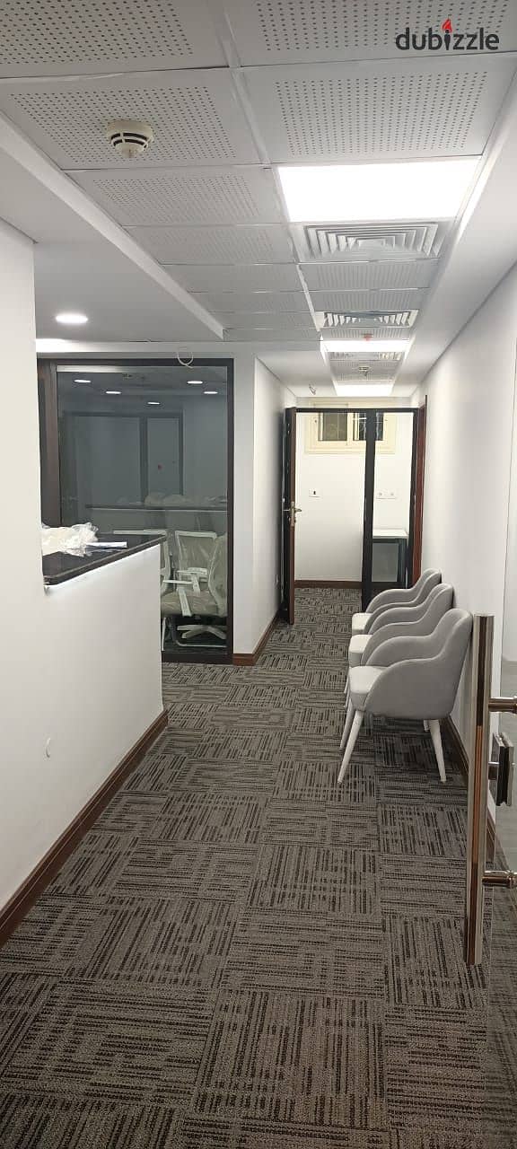 Office For Rent 230 Sqm Fully Finished With ACs City Mark El sheikh Zayed Beside Saudi Market 2