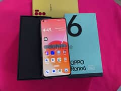 oppo reno 6 5g 128 giga 8ram +8 بيع بدل 0