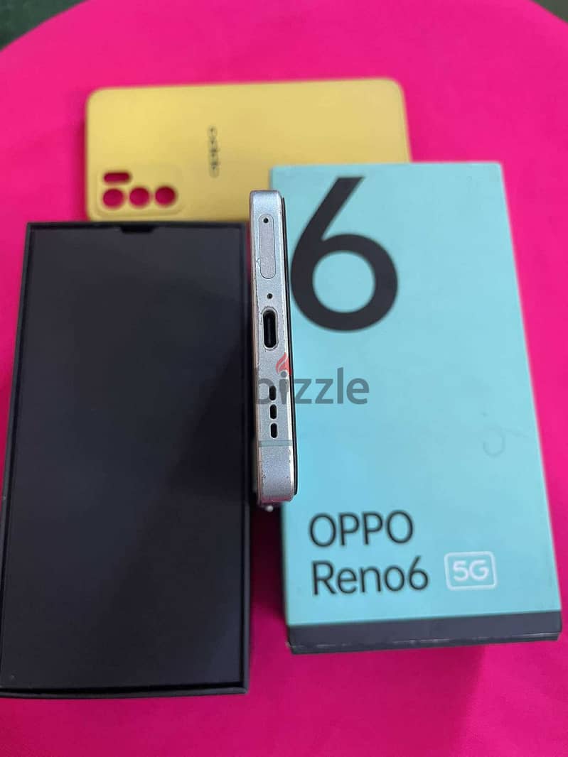 oppo reno 6 5g 128 giga 8ram +8 بيع بدل 5