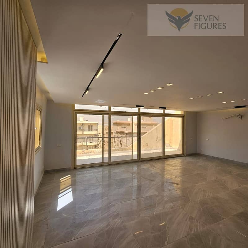 Apartment for rent in auc buildings  Area: 220 SQM Fully Finished with Nanny Room 5