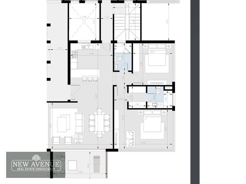 Apartment 3rd floor prime location with installment 3