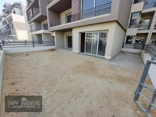 Ground apartment  in Palm hills new cairo 7