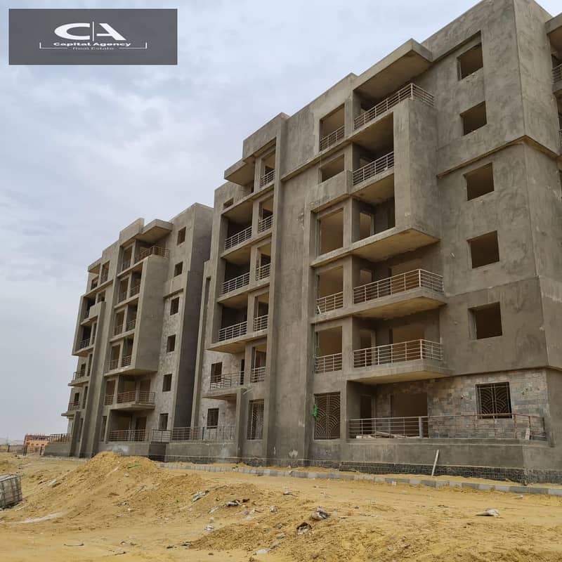 Apartment with a garden 70 m. for sale in the heart of Sheikh Zayed ready for ready to soon fully finished_with a down payment & equal installments 5