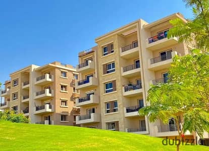 Apartment for sale in Mostaqbal City with a 42% discount in Saray Compound, Ground Floor, Garden