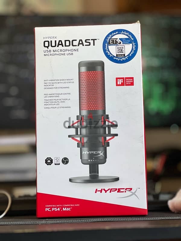 HyperX QuadCast Standalone Microphone 6