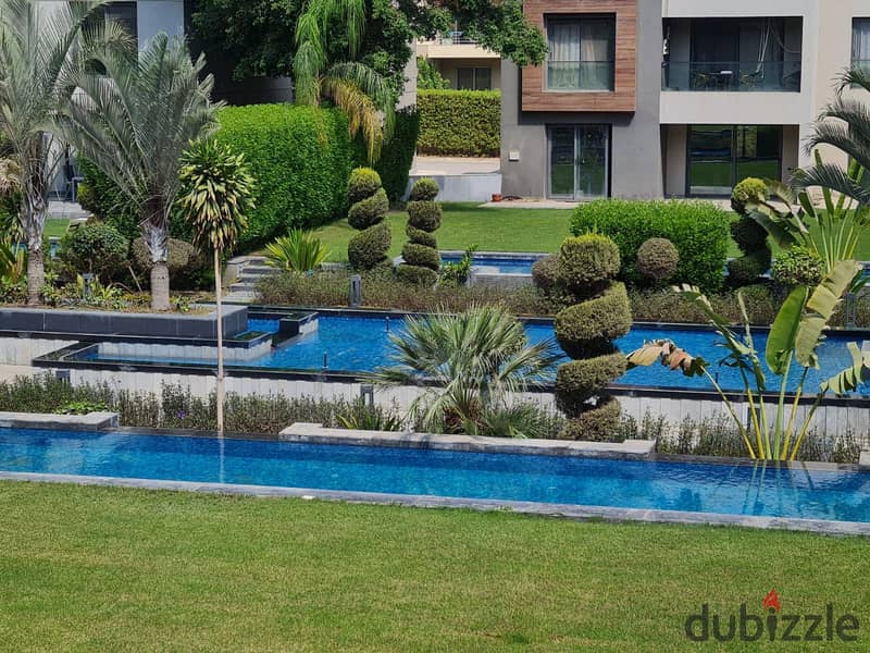 extra super lux apartment for rent 215m in silver palm near by the waterway with AC's and kitchen - prime location - landscape view  - first hand 6