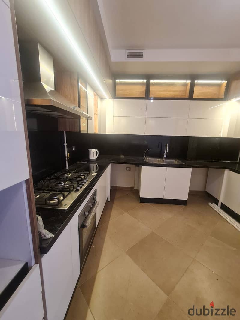 extra super lux apartment for rent 215m in silver palm near by the waterway with AC's and kitchen - prime location - landscape view  - first hand 10