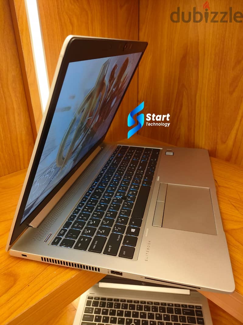 لابتوب جيل ثامن مصنوع من المعدن لرجال الاعمال  HP EliteBook 850 G5 1