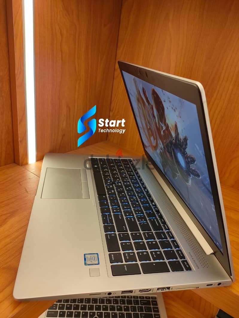 لابتوب جيل ثامن مصنوع من المعدن لرجال الاعمال  HP EliteBook 850 G5 2