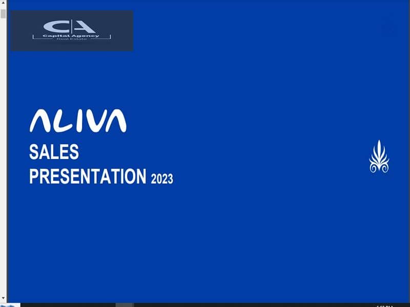 In Mountain View, New Cairo, in *Eva* Compound | Apartment for sale with a distinctive view | 5% down payment 20% cash discount * Aliva * 7