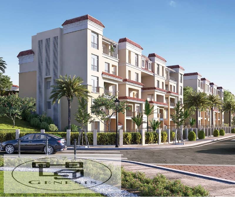 own an apartment in Sarai Compound, located in the best area of Mostakbel City 22