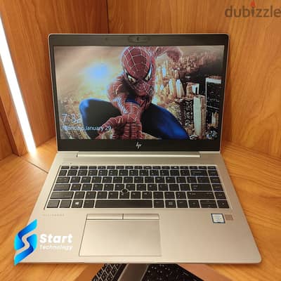 لابتوب جيل ثامن من المعدن يدعم ويندوز 11 بوزن خفيف  HP Elitbook 840 G5