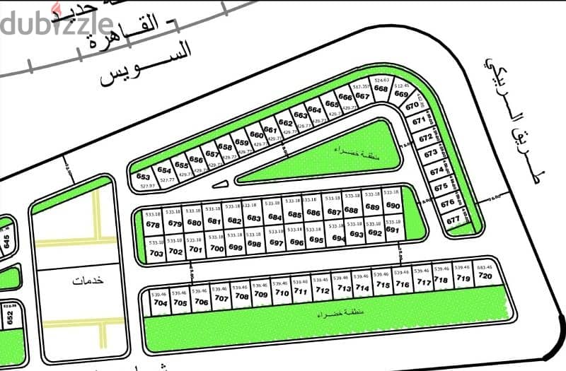 قطعه ارض بمدينه بدر بالشماليه الجديده 0