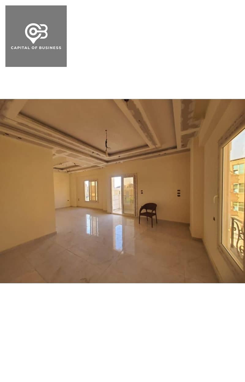 Apartment for sale, super lux finishing, in the most distinguished place in the Greek Quarter in the tenth of Ramadan 11