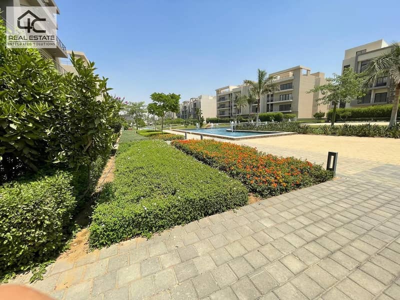 Apartment for sale, super luxurious, finished, 122 sqm, with garden 86 sqm, in Fifth Settlement 4