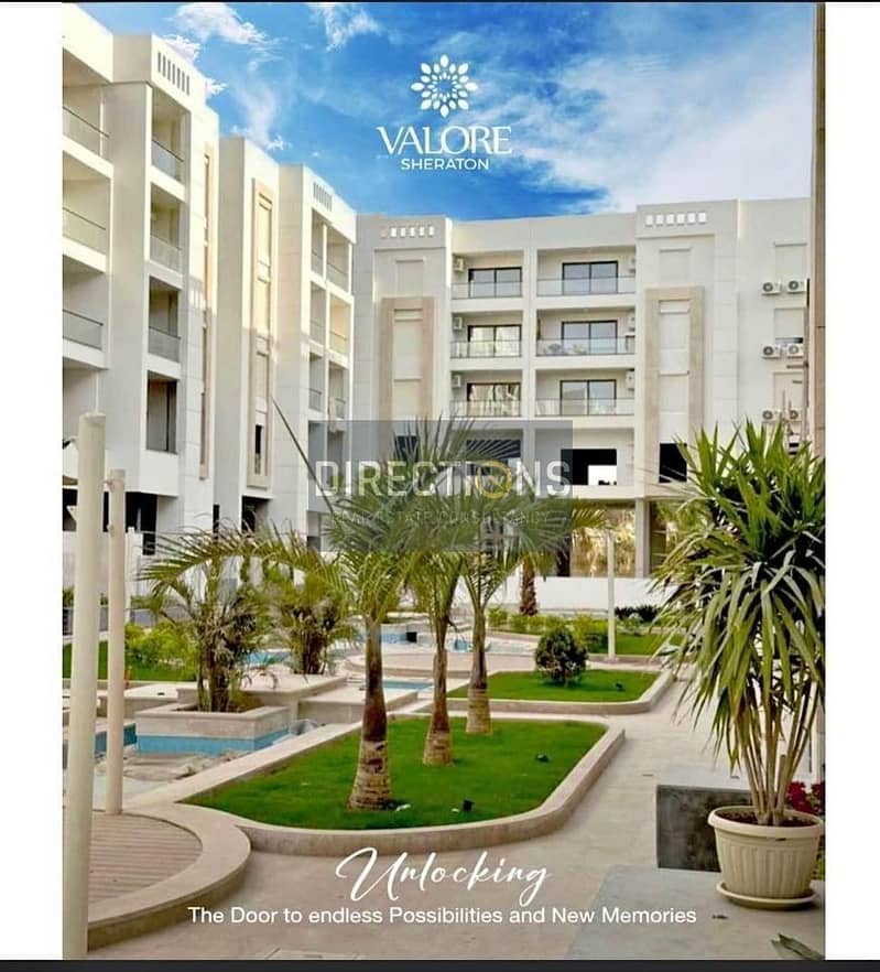 Apartment for sale, fully finished with air conditioners, in Valore Sheraton Compound Minutes from Cairo Airport 3