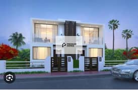 Twin house for sale at a bargain price, immediate delivery, with a private swimming pool in Sia Villaggio, New Alamein. . . .