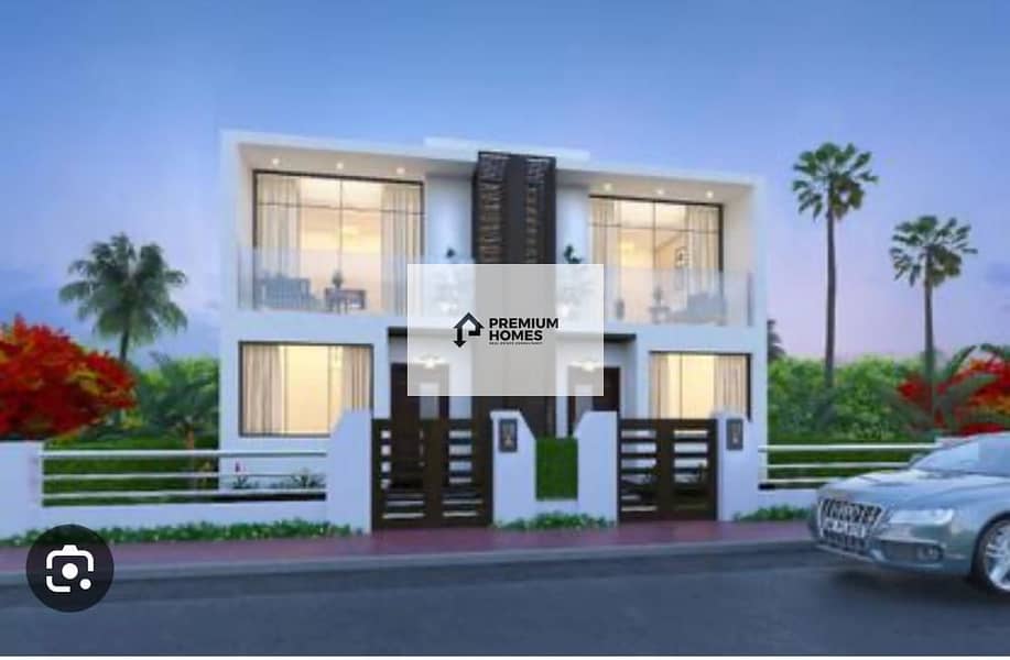 Twin house for sale at a bargain price, immediate delivery, with a private swimming pool in Sia Villaggio, New Alamein. . . . 0