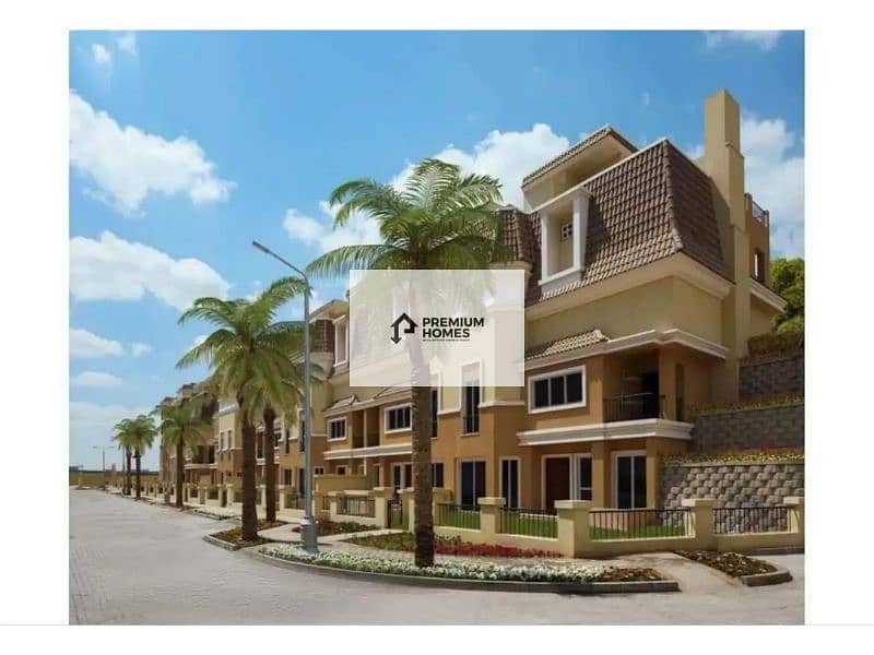 Villa for sale at a bargain price with a distinctive design, immediate delivery in Sarai Compound in Mostakbal City 2