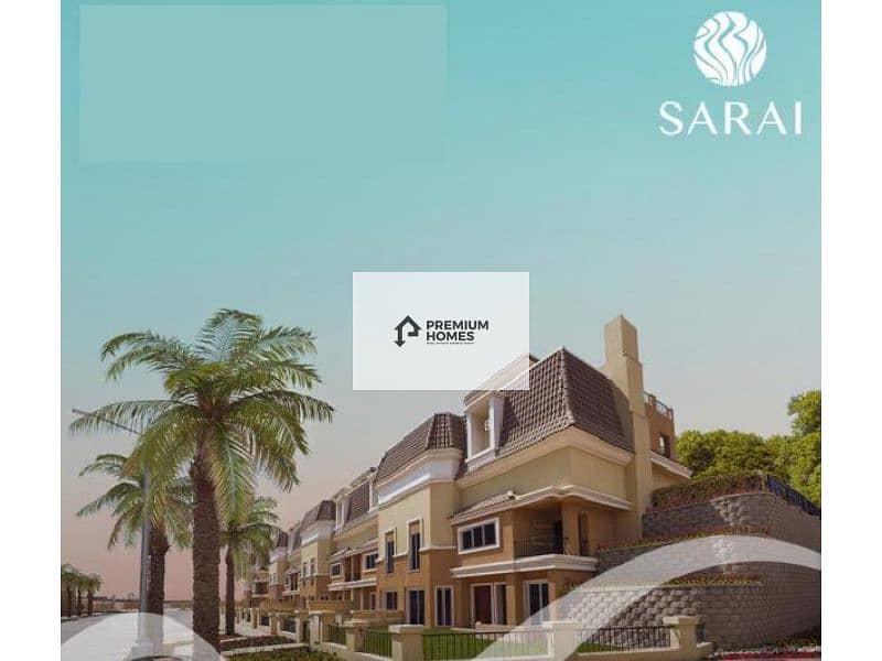 Villa for sale at a bargain price with a distinctive design, immediate delivery in Sarai Compound in Mostakbal City 9