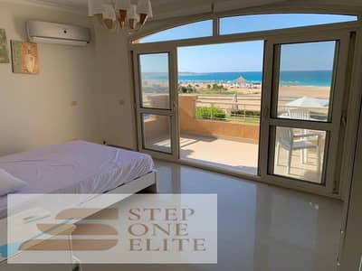 Without interest, installment chalet for sale, 108 sqm, sea view, in Telal Ain Sokhna