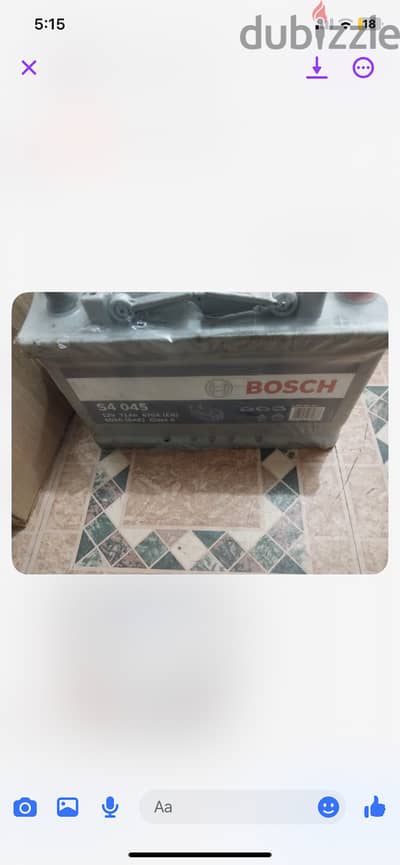 بطارية Bosch جديده