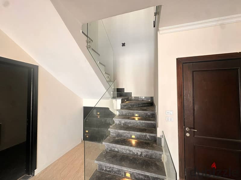 Semi furnished duplex 235m rent in Compound Hyde Park 1