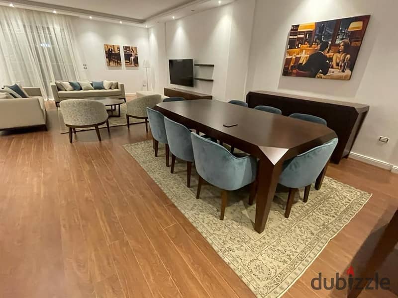 Townhouse middle, fully finished ana furnished, in Layan Compound - 5th Settlement 1