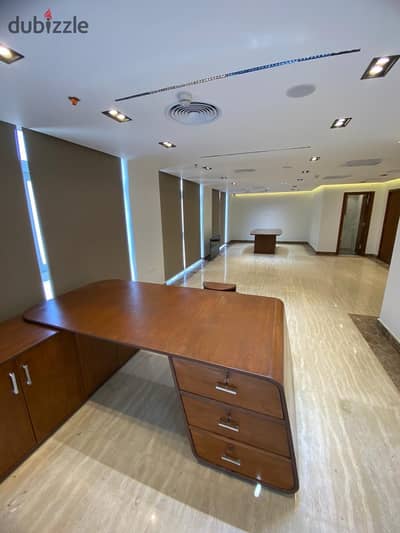 Fully finished administrative building, 3 floors, furnished office for rent, 900 sqm, in Sheikh Zayed