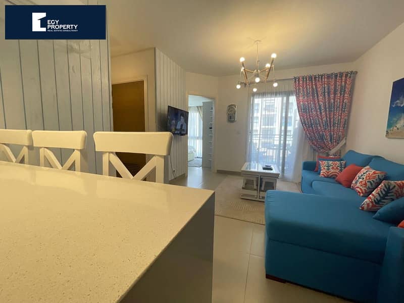 Buy Chalet 2BR in Marina Marassi With Same Price as 1BR Fully Furnished For Sale in North Coast Move Now ! 1