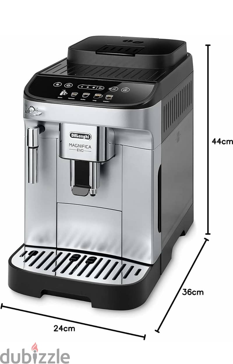 Delonghi Magnifica Evo Automatic Espresso Machine, 1450 Watt - Black 0