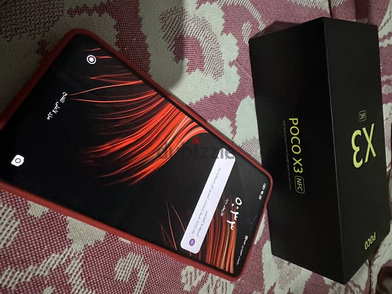 شاومي poco x3 NFC رامات ٦ مساحه ١٢٨ بالعلبه 1