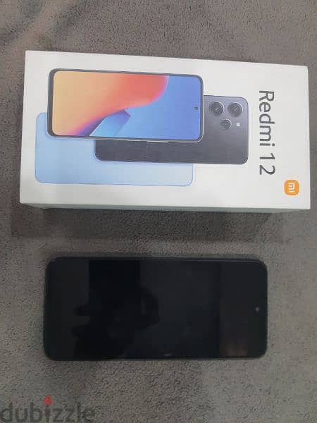 هاتف redmi 12 Midnight Black 8GB RAM 128GB ROM 3