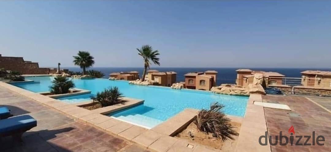 2 bedrooms Chalet with Garden first row on the sea, luxurious finishing in Telal Sokhna 11