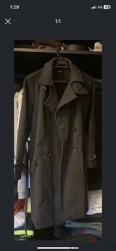 New Gray Coat size 38 1