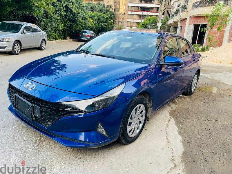 هيونداى النترا ٢٠٢١ فابريكا بالكامل -Hyundai Elantra CN7 55,000KM 2