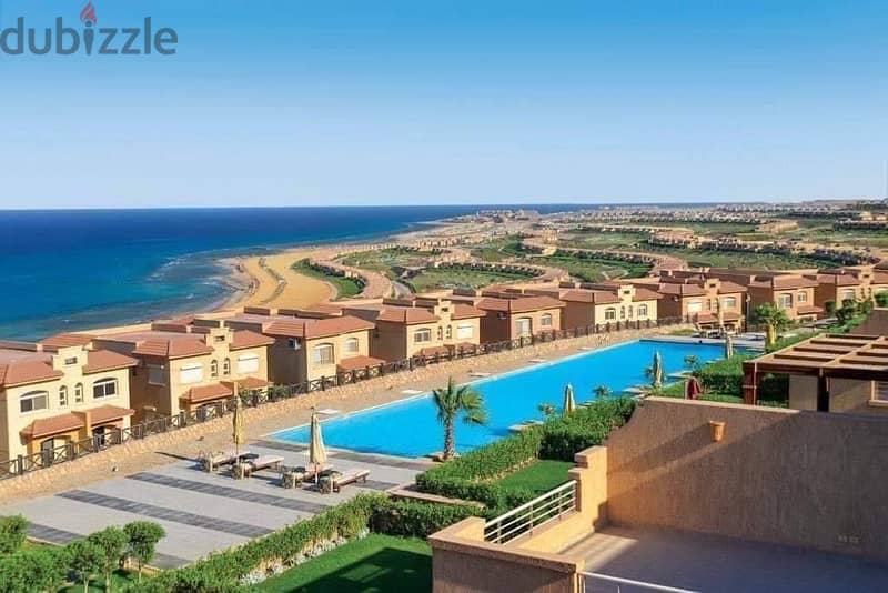 بمقدم 375 الف شاليه ١٠٨م متشطب sea view ف تلال السخنه 2