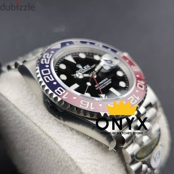 Rolex GMT Master II Pepsi 40mm V3, Swiss ETA 3285 Movement 2