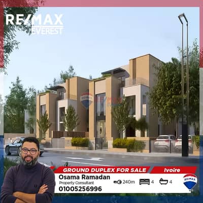 Resale Ground Duplex In Ivoire Compound - ElSheikh Zayed -5 Millions Cheaper than Developer