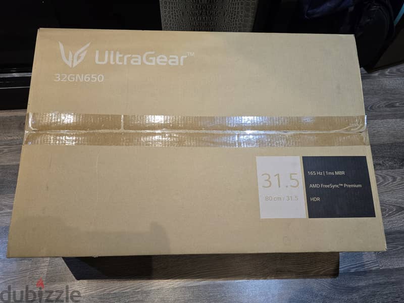 LG 32" Monitor UltraGear QHD 165Hz 32GN650 | Used - Original Packaging 1