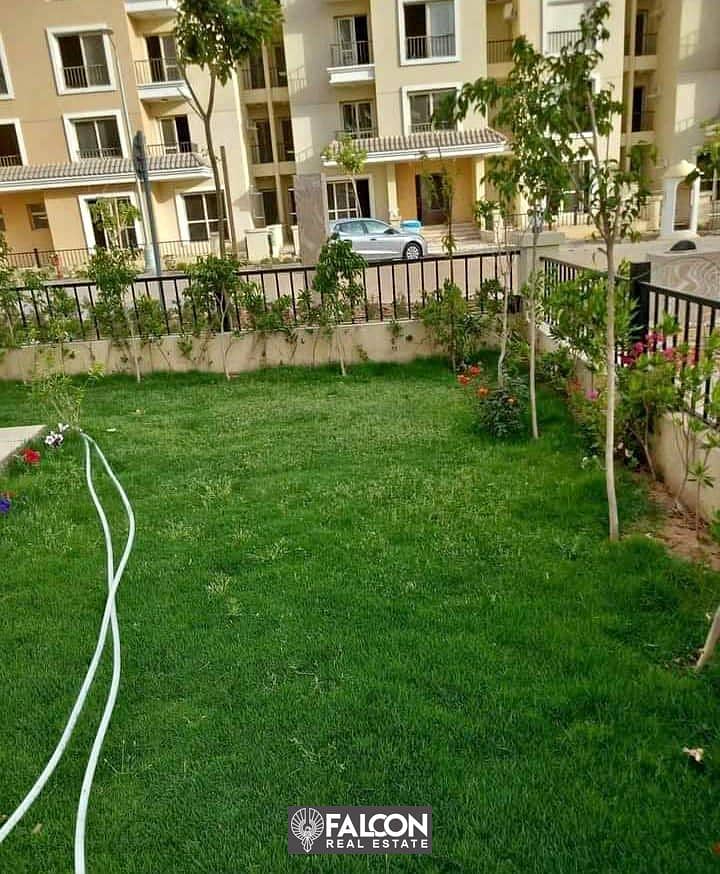 Apartment 206 m for sale with private garden and installments in Sarai Compound 2