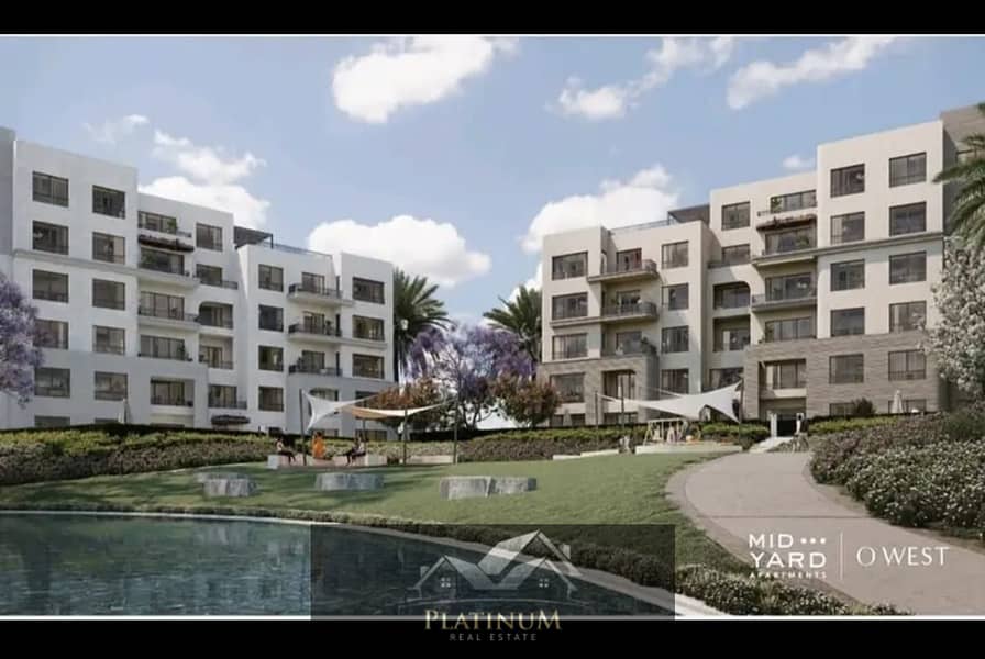 بمقدم 5% امتلك شقة في او ويست من اوراسكم موقع مميز / O WEST/  MID YARD APARTMENTS 3