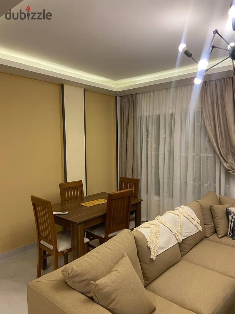 89 sqm furnished for rent in Madinaty B6   89 meters with distinctive finishes, ultra ultra super lux   Two rooms, 2 bathrooms, two reception rooms 12