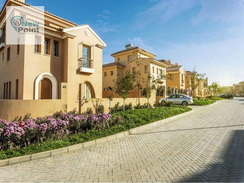 Next to the American University AUC, own an apartment with a garden of 115 m in a fully serviced compound in the Fifth Settlement 2